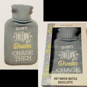 Sweater Knit Hot Water Bottle Follow Chase Dreams